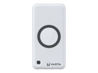 Varta - Induktive Power Bank - 2-in-1 - Li-Pol - 15000 mAh - 55.5 Wh - 20 Watt - 3 A - PD, QC 3.0 - 3 Ausgabeanschlussstellen (2 x USB, USB-C)