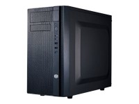 CoolerMaster N200 - Tower - mini ITX / micro ATX - ohne Netzteil (ATX / PS/2) - schwarz - USB/Audio