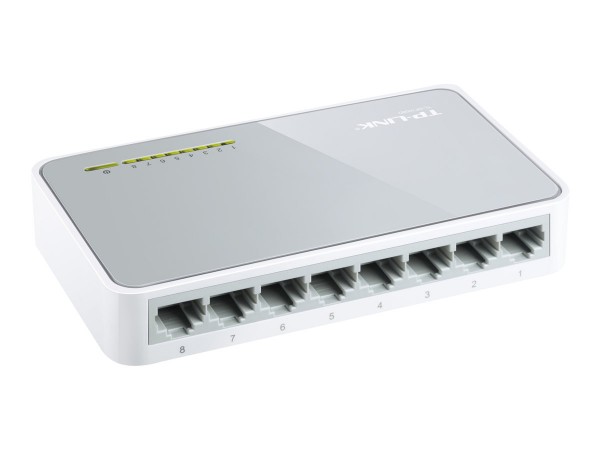 TP-LINK TL-SF1008D 8-Port 10/100Mbps Desktop Switch - Switch - 8 x 10/100 - Desktop
