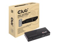Club 3D SenseVision CSV-1370 - Video/Audio-Schalter - 4 x HDMI