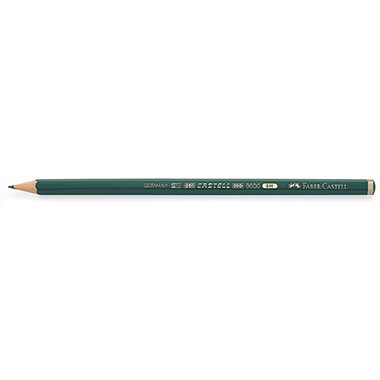 Faber-Castell Bleistift CASTELL 9000 119015 5H dunkelgrün