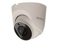 Synology TC500 - Netzwerk-Überwachungskamera - schwenken / neigen - Turret - wasserfest - Farbe (Tag&Nacht) - 2880 x 1620 - feste Brennweite - Audio - kabelgebunden - LAN 10/100 - TAA-konform