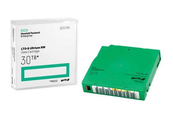HPE RW Data Cartridge - LTO Ultrium 8 - 12 TB / 30 TB - Beschriftungsetiketten - grün - für StoreEver LTO-8 Ultrium 30750, LTO-8 Ultrium 30750 TAA