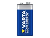 Varta Alkaline 9V Blockbatterie blau  (VE à 20 Stk)
