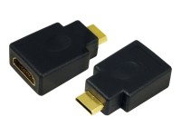 LogiLink - HDMI-Adapter - HDMI weiblich zu mini HDMI männlich - Schwarz