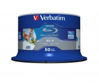 Verbatim DataLife - 50 x BD-R - 25 GB 6x - mit Tintenstrahldrucker bedruckbare Oberfläche - Spindel