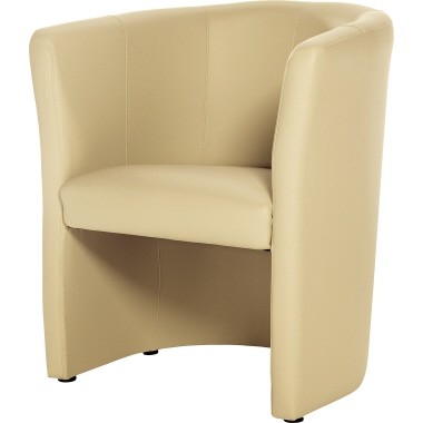 Sessel Kunstleder 690x770x630mm beige