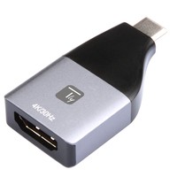 TECHly - Videoadapter - 24 pin USB-C männlich zu HDMI weiblich - Schwarz, Silber - unterstützt 4K 60 Hz (3840 x 2160), HDR-Support
