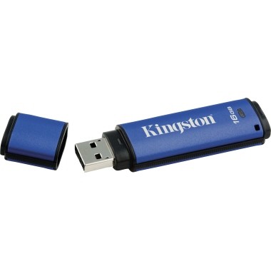 Kingston DataTraveler Vault Privacy 3.0 - USB-Flash-Laufwerk - verschlüsselt - 16 GB - USB 3.0