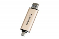 Transcend JetFlash 930C - USB-Flash-Laufwerk - 256 GB - USB 3.2 Gen 1 / USB-C - Gold