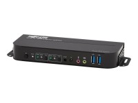 Tripp HDMI KVM, 2-Port 4K 60Hz 4:4:4, HDR, HDCP 2.2 Support, IR Remote and USB Cables