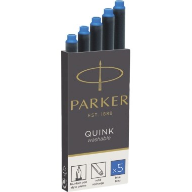 Parker Tintenpatrone QUINK 1950383 Königsbl 5 St./Pack.