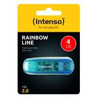 Intenso Rainbow Line - USB-Flash-Laufwerk - 4 GB - USB 2.0