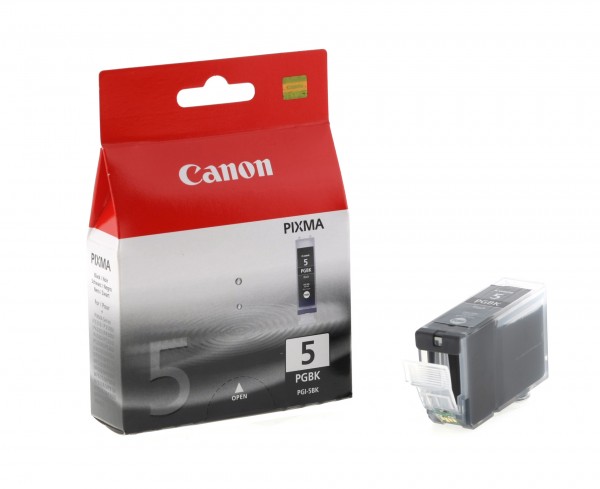 Canon PGI-5BK - 26 ml - pigmentiertes Schwarz - Original - Tintenbehälter - für PIXMA iP3500, iP4500, iP5300, MP510, MP520, MP600, MP610, MP810, MP960, MP970, MX700
