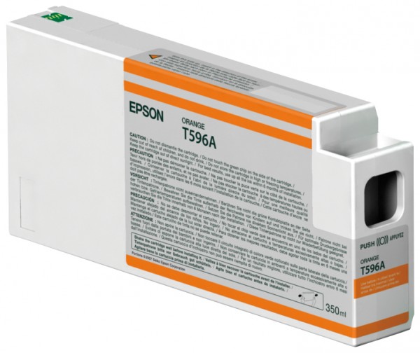 Epson T596A - 350 ml - orange - Original - Tintenpatrone - für Stylus Pro 7900, Pro 7900 AGFA, Pro 9900, Pro WT7900, Pro WT7900 Designer Edition
