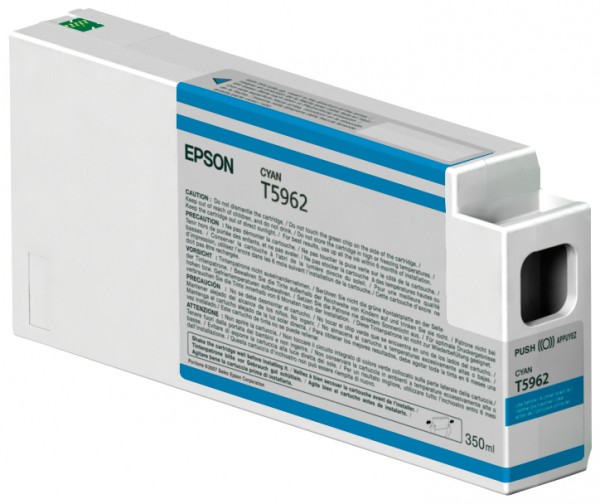 Epson T5962 - 350 ml - Cyan - Original - Tintenpatrone - für Stylus Pro 7700, Pro 7890, Pro 7900, Pro 9700, Pro 9890, Pro 9900, Pro WT7900