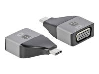 TECHly - Videoadapter - 24 pin USB-C (M) zu 15 pin VGA (W) - 1920 x 1200 (WUXGA) Support 60 Hz (VGA)