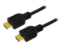 LogiLink High Speed with Ethernet - HDMI-Kabel mit Ethernet - HDMI männlich zu HDMI männlich - 1 m - Schwarz