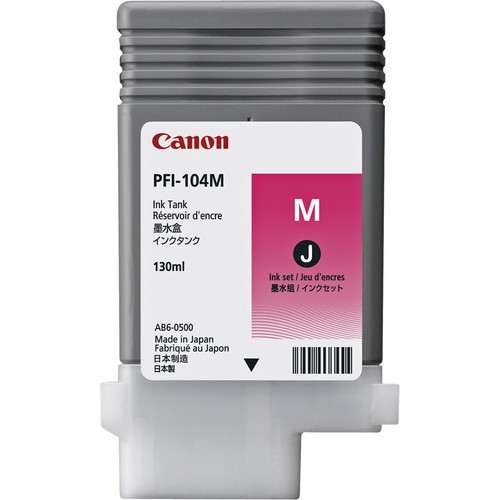 Canon PFI-104 M - 130 ml - Magenta - Original - Tintenbehälter - für imagePROGRAF iPF650, iPF655, iPF750, iPF755, iPF760, iPF760 MFP M40, iPF765