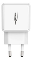 ANSMANN HC212 - Netzteil - 12 Watt - 2400 mA - 2 Ausgabeanschlussstellen (USB) - weiß