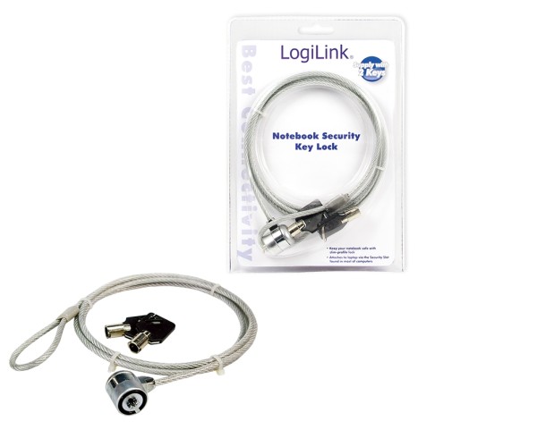 LogiLink - Sicherheitskabelschloss - 1.5 m