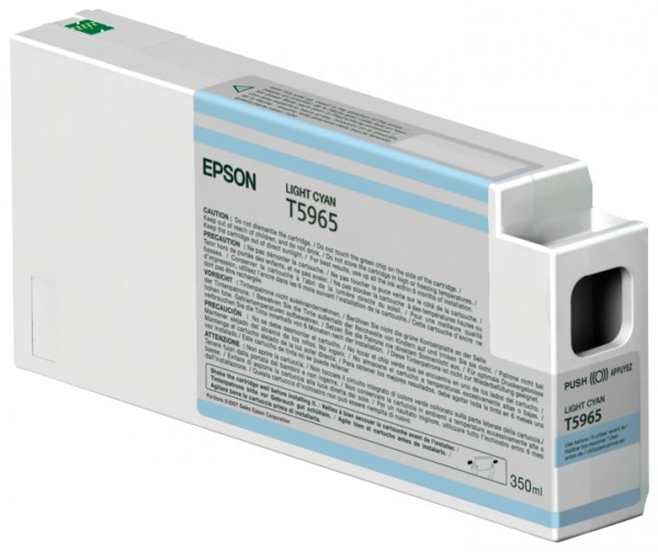 Epson T5965 - 350 ml - hell Cyan - Original - Tintenpatrone - für Stylus Pro 7890, Pro 7900, Pro 9890, Pro 9900, Pro WT7900