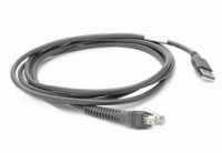 Zebra - Datenkabel - RJ-50 (M) bis USB (M) - 2.1 m - für Zebra DS2208, DS2278, DS8108, DS8108-DL, DS8108-HC, DS8108-SR, DS8178, DS8178-HC