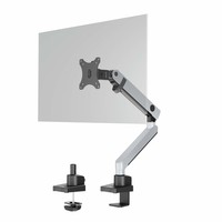 DURABLE SELECT PLUS - Befestigungskit (Gelenkarm, Klammer, Schraubmontage) - für LCD-Display - Kunststoff, Aluminium, Stahl - Silber - Bildschirmgröße: 43.2-81.3 cm (17
