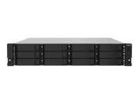 QNAP TS-1232PXU-RP - NAS-Server - 12 Schächte - Rack - einbaufähig - SATA 6Gb/s - RAID RAID 0, 1, 5, 6, 10, 50, JBOD, 60 - RAM 4 GB - Gigabit Ethernet / 2.5 Gigabit Ethernet / 10 Gigabit Ethernet - iSCSI Support - 2U