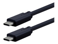 Roline - USB-Kabel - 24 pin USB-C (M) zu 24 pin USB-C (M) - USB 3.2 - 48 V - 5 A - 1.5 m - USB-Stromversorgung (240 W) - Schwarz