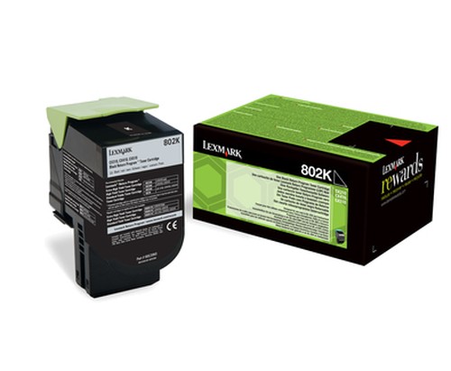 Lexmark 802K - Schwarz - Original - Tonerpatrone LCCP, LRP - für Lexmark CX310dn, CX310n, CX410de, CX410dte, CX410e, CX510de, CX510dhe, CX510dthe