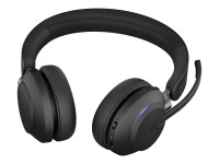 Jabra Evolve2 65 MS Stereo - Headset - On-Ear - Bluetooth - kabellos - USB-A - Geräuschisolierung - Schwarz - Zertifiziert für Microsoft Teams