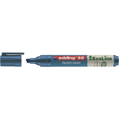 edding Flipchartmarker 32 EcoLine 4-32003 1-5mm Keilspitze blau