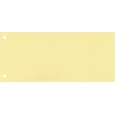 Trennstreifen 10,5x24cm Karton gelb 100 St./Pack.