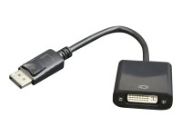 Gembird - DisplayPort-Adapter - DisplayPort (M) bis DVI-I (W) - DisplayPort 1.0 - 10 cm - Schwarz
