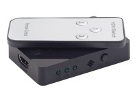 Cablexpert DSW-HDMI-34 - Video/Audio-Schalter - 3 x HDMI - Desktop