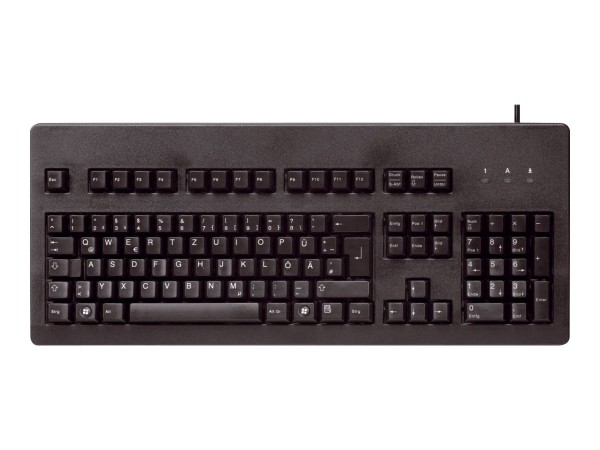 CHERRY G80-3000 - Tastatur - PS/2, USB - Deutsch - Schwarz