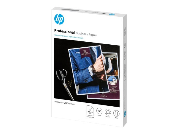 HP Fotopapier A4 (210 x 297 mm) 7MV80A 200 g/m² Weiß matt 150 Blatt
