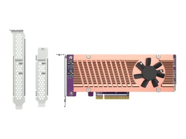 QNAP QM2-2P-384A - Speicher-Controller - PCIe 3.0 - Low-Profile - PCIe 3.0 x8 - für QNAP QGD-1600