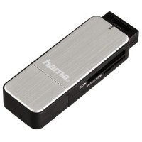 Hama - Kartenleser (MMC, SD, microSD, SDHC, microSDHC, SDXC, microSDXC) - UHS Class 1 - USB 3.0