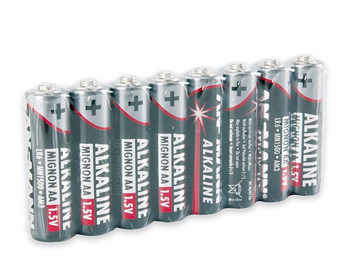 Ansmann Batterie AA Mignon LR6 1,5V 8er Pack Alkaline 5015280