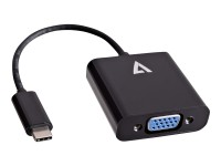 V7 USB-C TO VGA ADAPTER BLACK  V7 V7UCVGA-BLK-1E