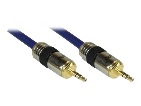 InLine Premium - Audiokabel - Stereo Mini-Klinkenstecker männlich zu Stereo Mini-Klinkenstecker männlich - 15 m - Doppelisolierung