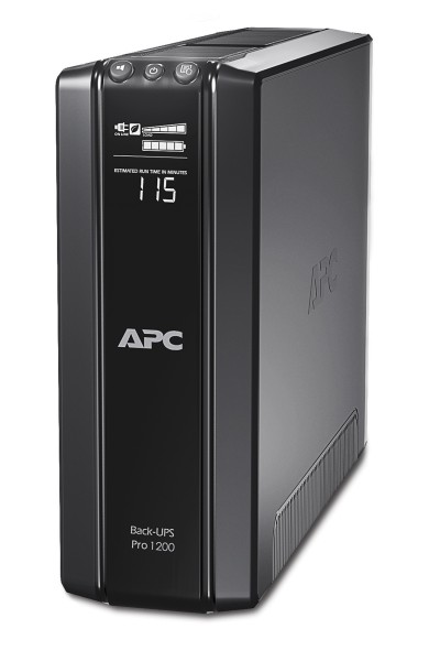 APC Back-UPS Pro 1200 - USV - Wechselstrom 230 V - 720 Watt - 1200 VA - USB - Ausgangsanschlüsse: 6