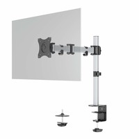 DURABLE SELECT - Befestigungskit (Gelenkarm, Klammer, Spalte, Schraubmontage) - für LCD-Display - Kunststoff, Aluminium, Stahl - Silber - Bildschirmgröße: 33-68.6 cm (13
