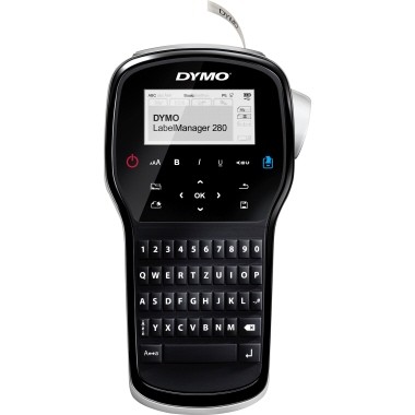 DYMO LabelMANAGER 280 - Beschriftungsgerät - s/w - Thermotransfer - Rolle (1,2 cm) - USB